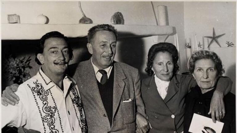 Salvador Dali y Walt Disney